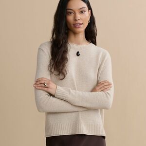 Jenni Kayne Everyday Sweater Oatmeal size Medium